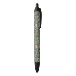 Paisley Pattern 3 Black Ink Pen