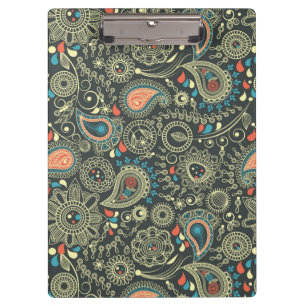 Paisley Pattern 3 Clipboard