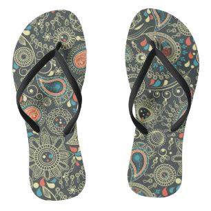 Paisley Pattern 3 Jandals