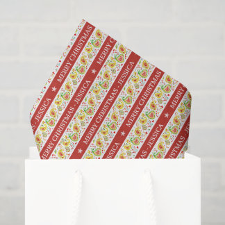Paisley pattern Christmas custom Tissue Paper