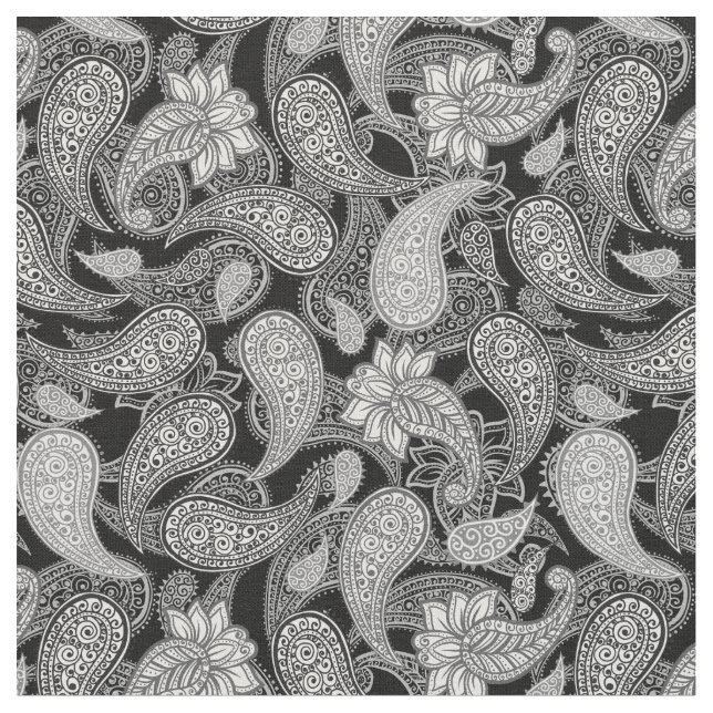 Paisley Pattern Fabric (Close Up)