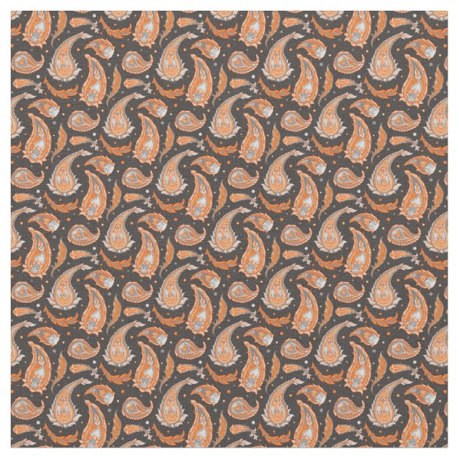 Paisley pattern fabric (Close Up)