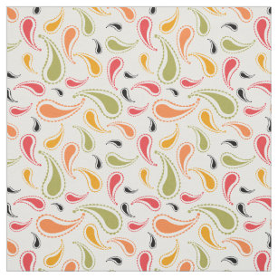 Paisley Pattern Fabric   Cute Paisley Print