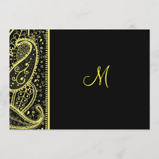 Paisley Pattern Invitation