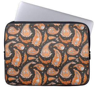 Paisley pattern laptop sleeve