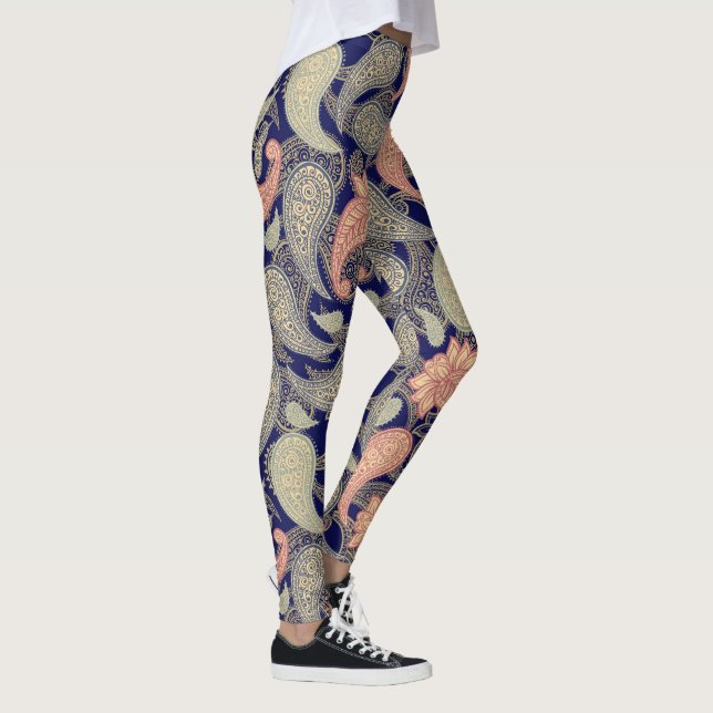 Paisley Pattern  Leggings (Right)