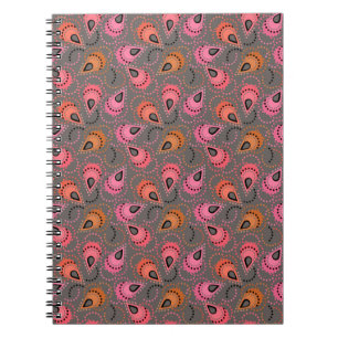 Paisley pattern. notebook