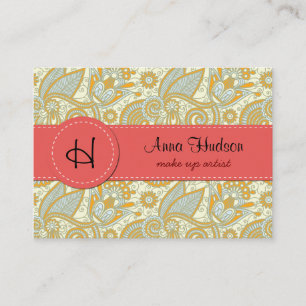 Paisley Pattern, Persian Paisley, Oriental Paisley Business Card