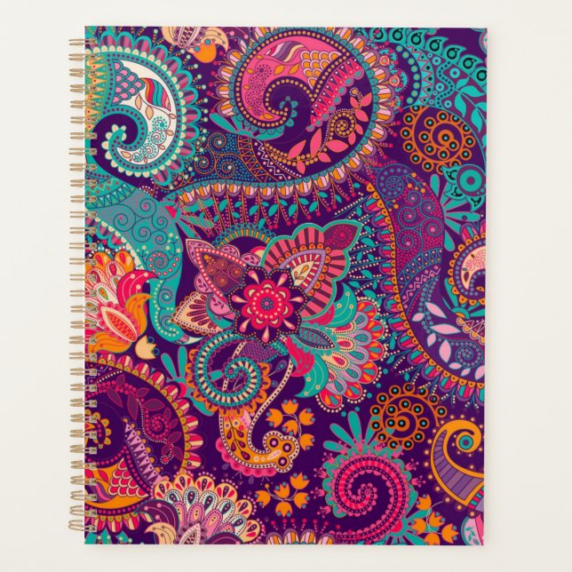 Paisley pattern planner (Front)
