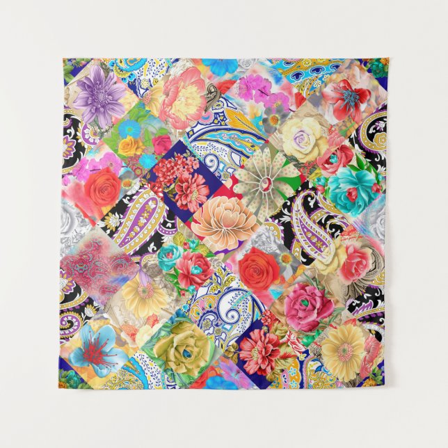 Paisley pattern. Seamless oriental pattern based o Tapestry (Front)