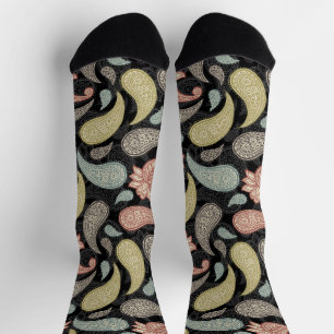 Paisley Pattern Socks