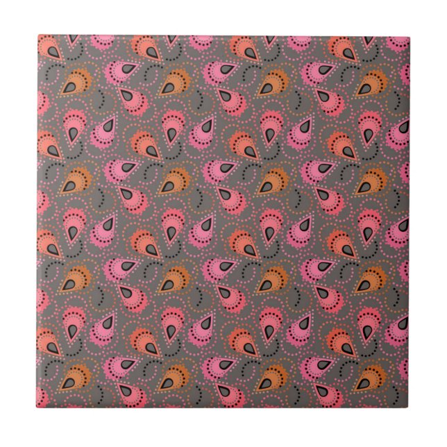 Paisley pattern. tile (Front)