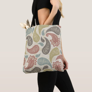 Paisley Pattern Tote Bag