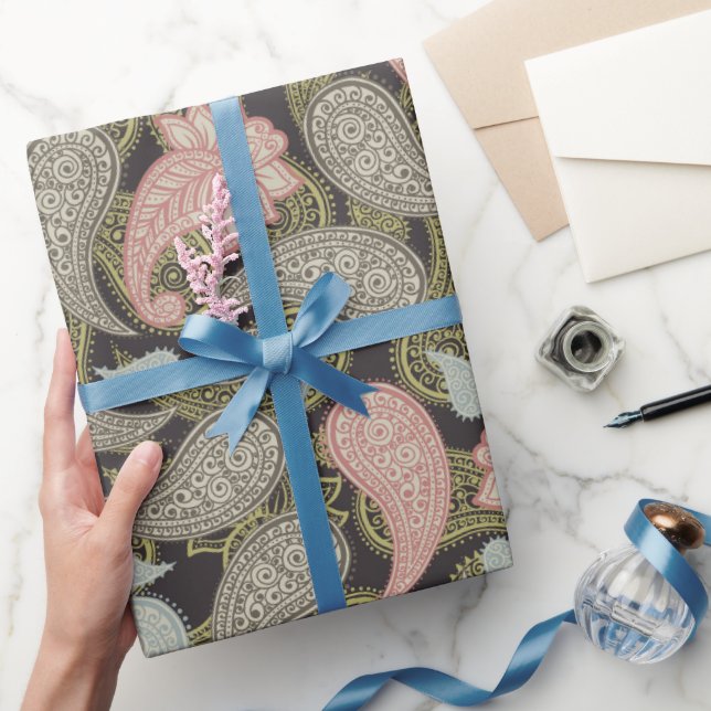 Paisley Pattern  Wrapping Paper (Gifting)