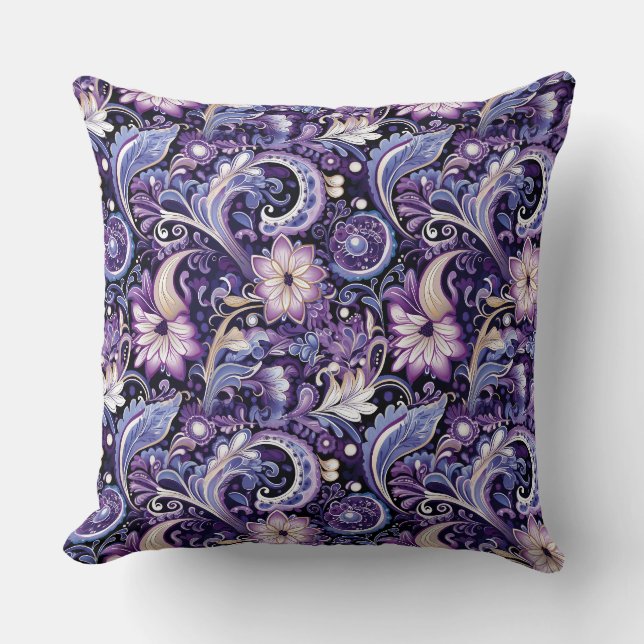 Paisley Print Cushion (Front)