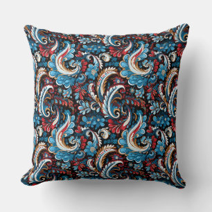 Paisley Print Cushion