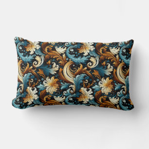 Paisley Print Lumbar Cushion