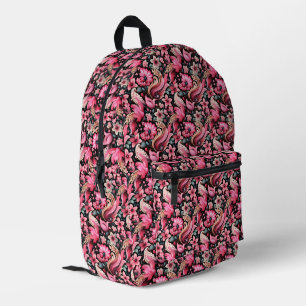 Paisley printed backpack