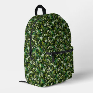 Paisley printed backpack