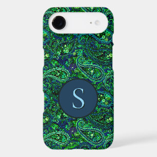 Paisley Profusion Vibrant Floral Blue Green