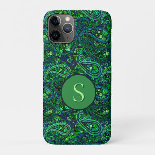 Paisley Profusion Vibrant Floral Blue Green Case-Mate iPhone Case