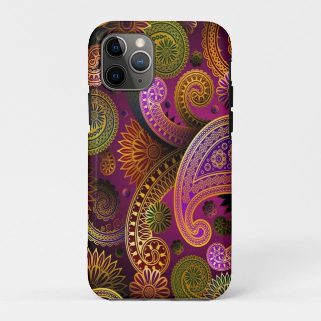 Paisley Purple Case-Mate iPhone Case (Back)