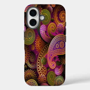 Paisley Purple iPhone 16 Case