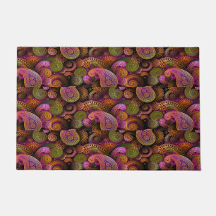 Paisley Purple Doormat