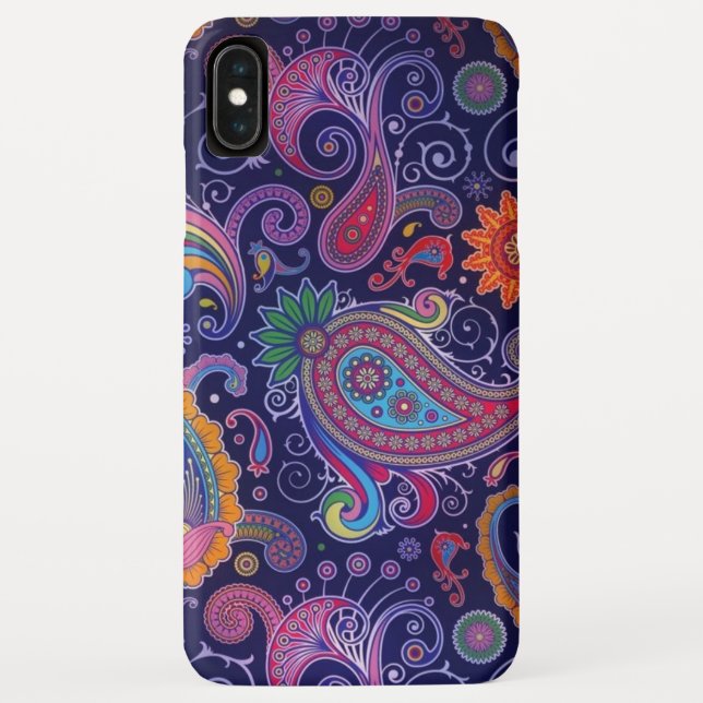 Paisley Purple Pink Case-Mate iPhone Case (Back)