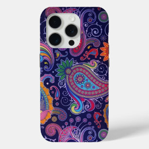 Paisley Purple pink iPhone 15 Pro Case