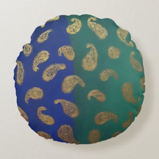 Paisley Round Cushion