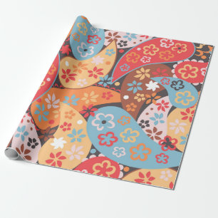 Paisley seamless pattern, colorful vintage hand dr wrapping paper
