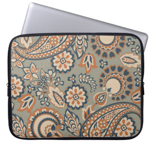 Paisley seamless vintage pattern. Vintage backgrou Laptop Sleeve