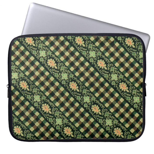 Paisley Stripe Laptop Sleeve (Front)