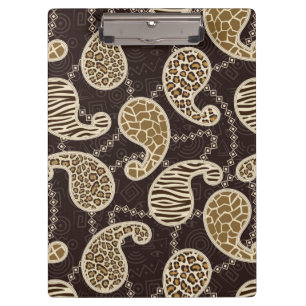 Paisley style background clipboard