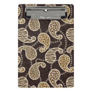 Paisley style background mini clipboard