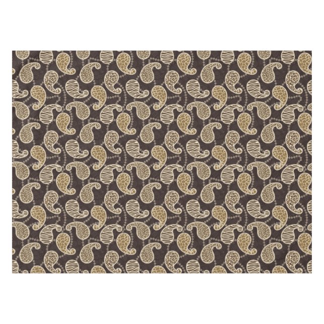 Paisley style background tablecloth (Front (Horizontal))