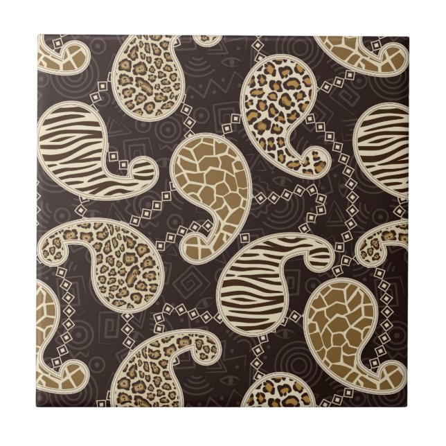 Paisley style background tile (Front)