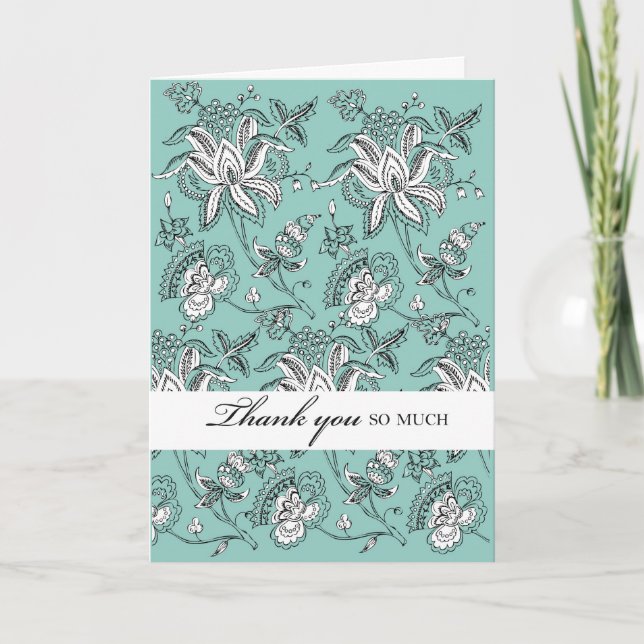 Paisley Thank You Card (Front)