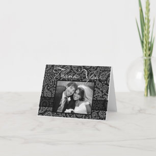 Paisley "Thank You" Photocard Thank You Card