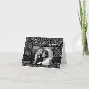 Paisley "Thank You" Photocard Thank You Card