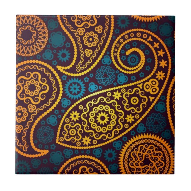 Paisley Tile (Front)