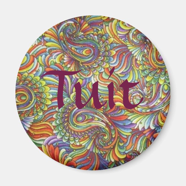 Paisley Tuit Magnet (Front)