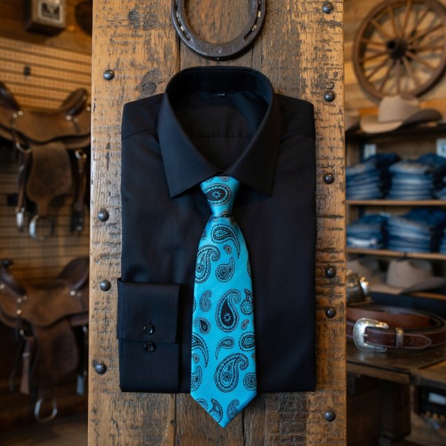 Paisley Turq 101  Tie (Creator Uploaded)