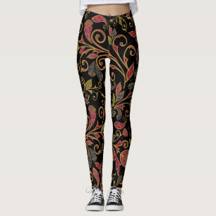 Paisley Vegetable Vintage Blend Leggings