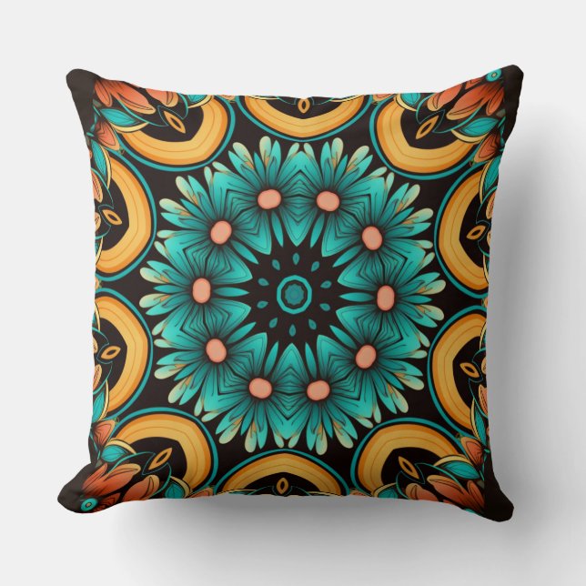 Paisley Vivid Bold 1 Cushion (Front)