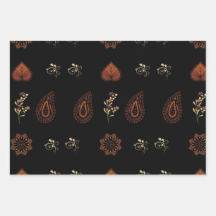 Paisley wrapping paper