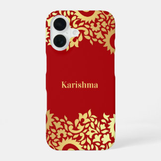 Paisleys Indian iPhone 16 Case