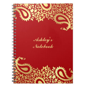 Paisleys Indian Style Notebook