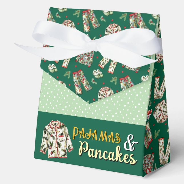 Pajama and Pancakes Gift Bag Favour Box (Front)